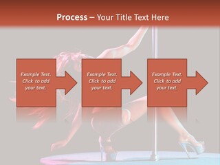 Pole Dance Girl Glamour PowerPoint Template