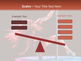 Pole Dance Girl Glamour PowerPoint Template