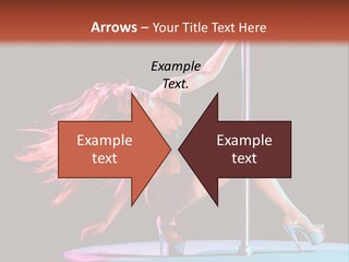 Pole Dance Girl Glamour PowerPoint Template