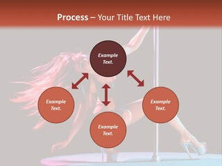 Pole Dance Girl Glamour PowerPoint Template