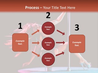 Pole Dance Girl Glamour PowerPoint Template