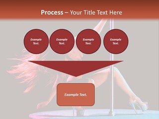 Pole Dance Girl Glamour PowerPoint Template