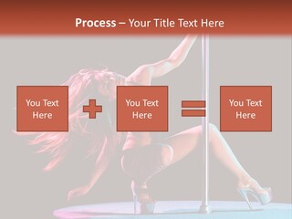 Pole Dance Girl Glamour PowerPoint Template