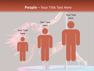 Pole Dance Girl Glamour PowerPoint Template
