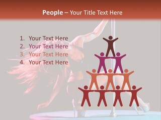 Pole Dance Girl Glamour PowerPoint Template