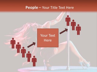 Pole Dance Girl Glamour PowerPoint Template