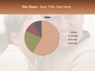 A Man And Woman Are Smiling For The Camera PowerPoint Template