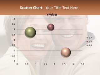 A Man And Woman Are Smiling For The Camera PowerPoint Template