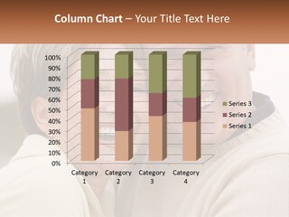 A Man And Woman Are Smiling For The Camera PowerPoint Template