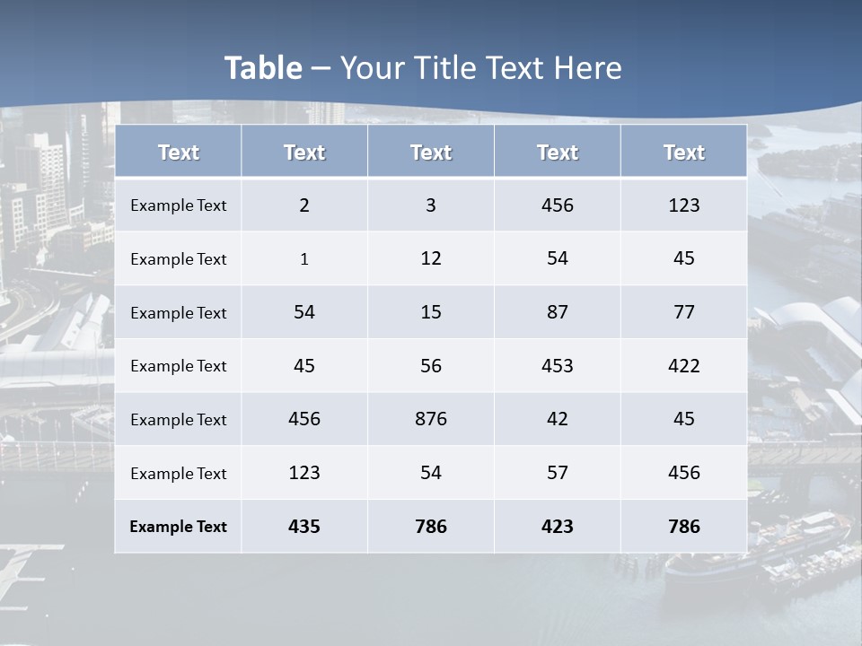 South Ship Urban PowerPoint Template