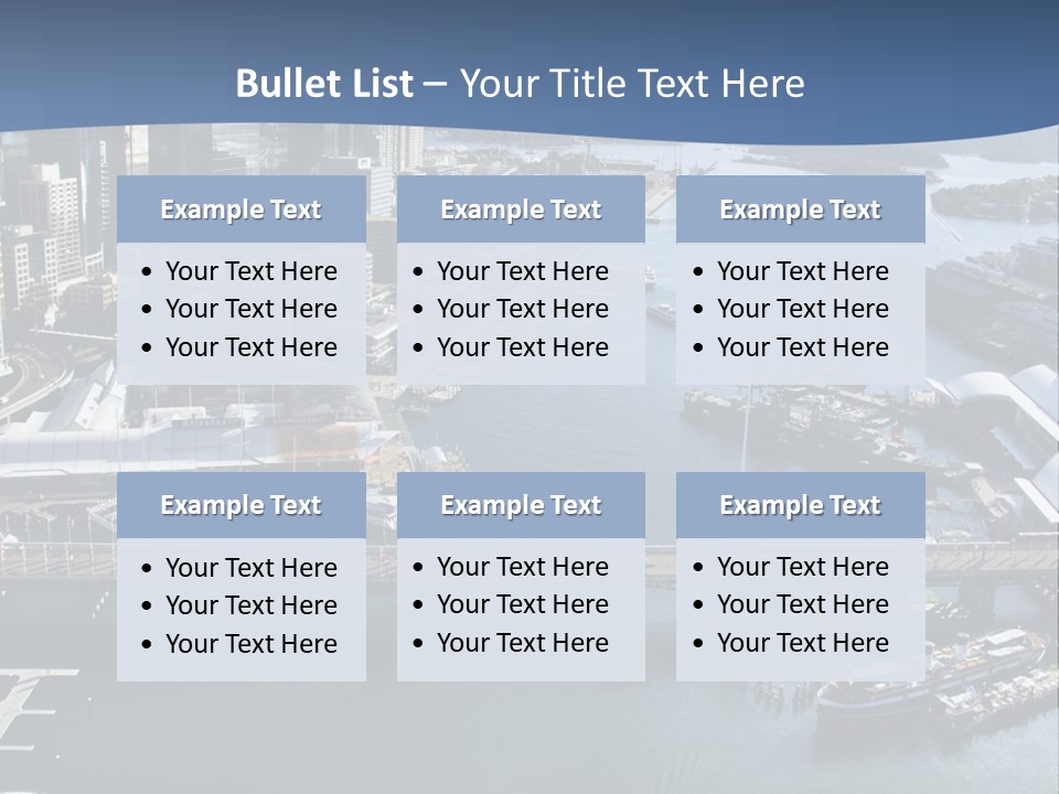 South Ship Urban PowerPoint Template