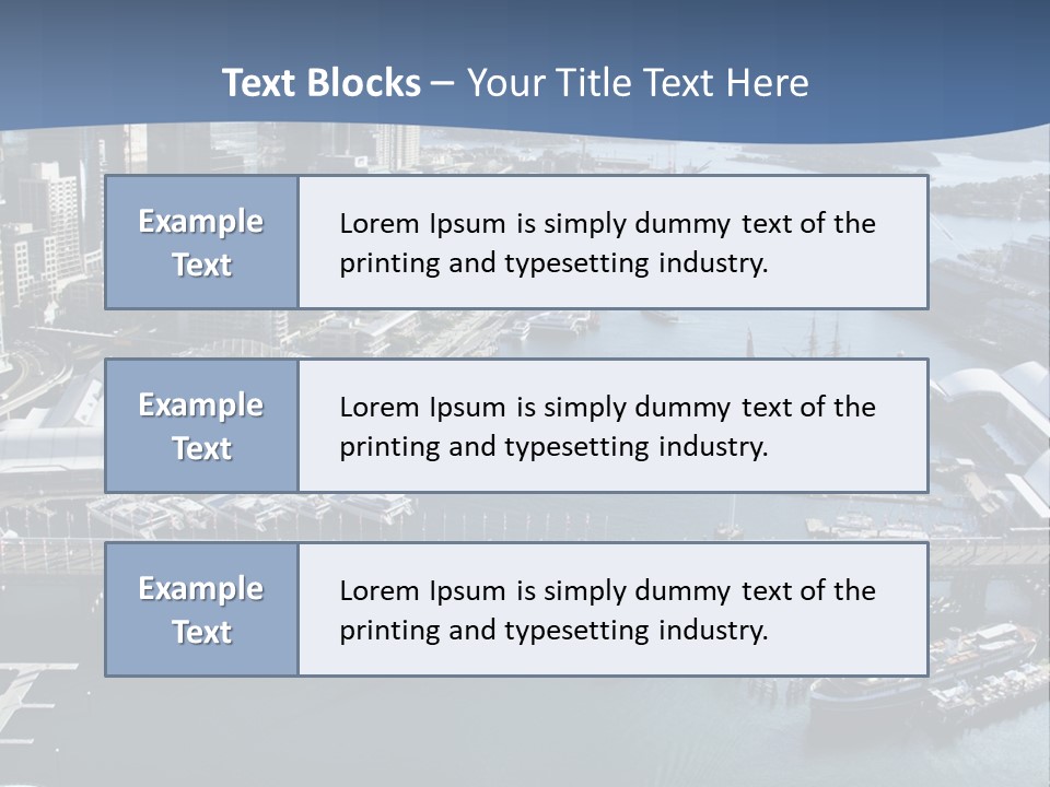 South Ship Urban PowerPoint Template