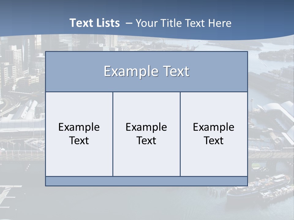 South Ship Urban PowerPoint Template