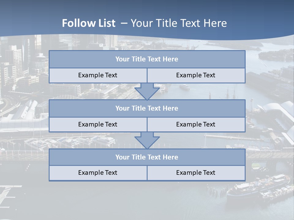 South Ship Urban PowerPoint Template