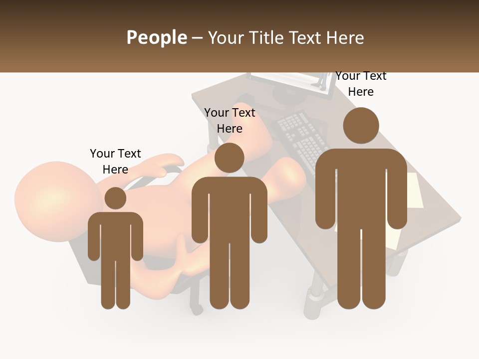 Person Web Digital PowerPoint Template