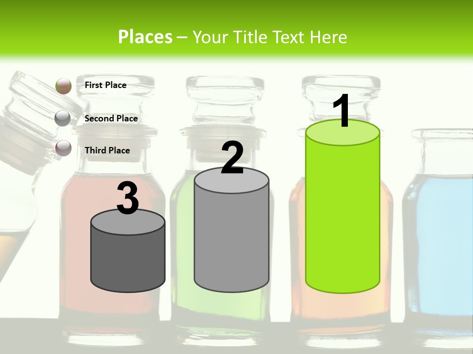 Health Spa Bottle PowerPoint Template