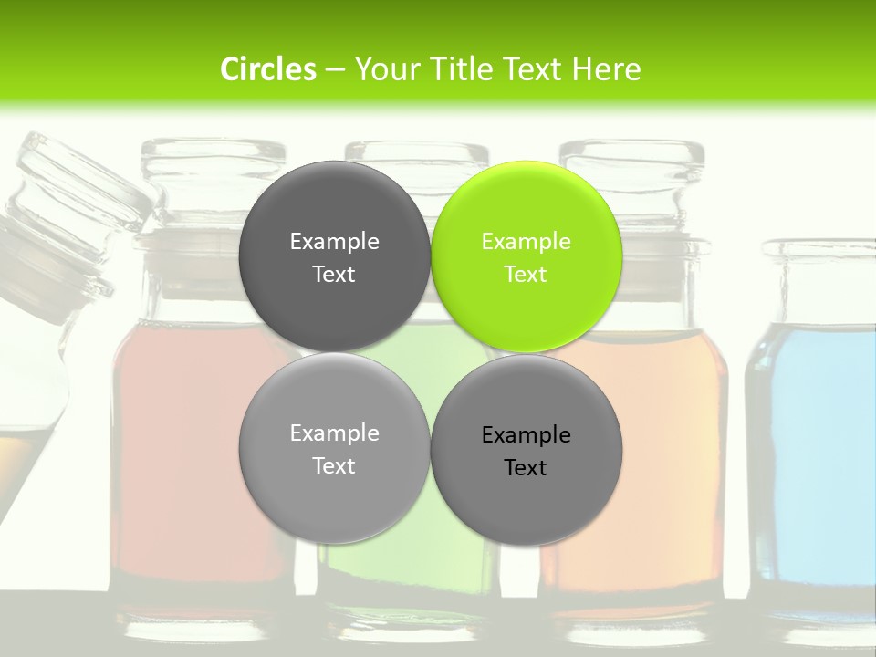 Health Spa Bottle PowerPoint Template