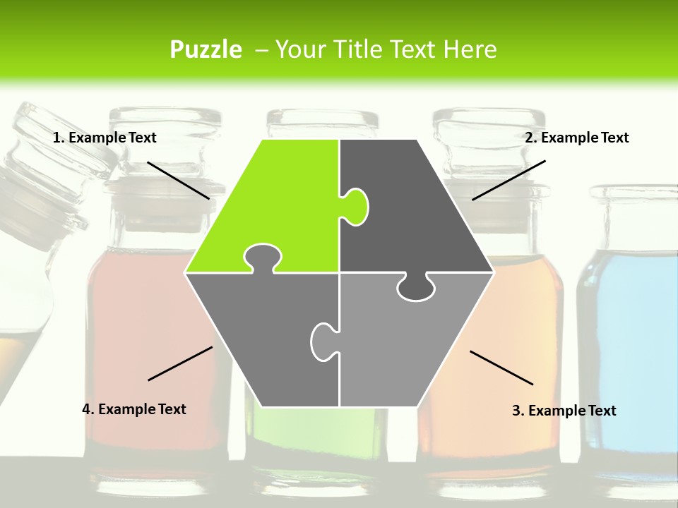 Health Spa Bottle PowerPoint Template