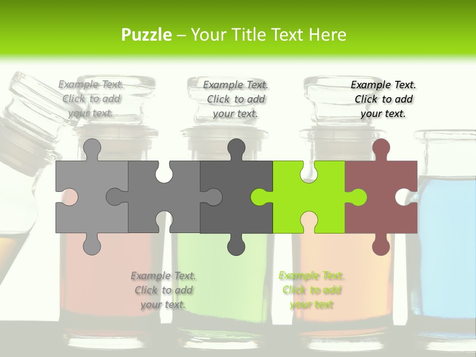 Health Spa Bottle PowerPoint Template