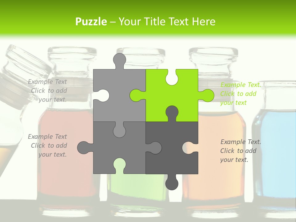 Health Spa Bottle PowerPoint Template