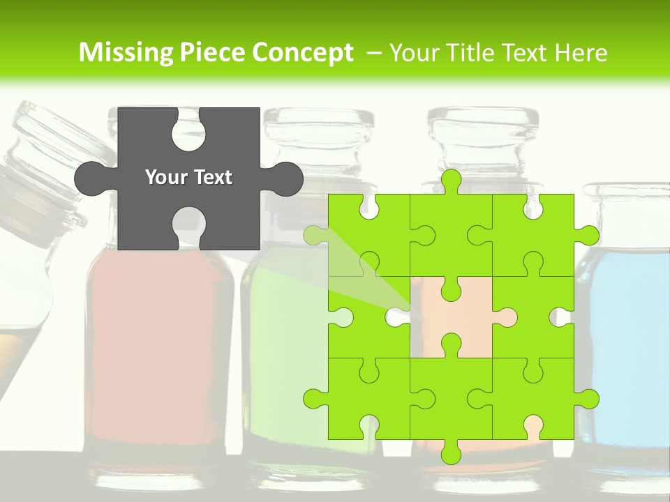 Health Spa Bottle PowerPoint Template