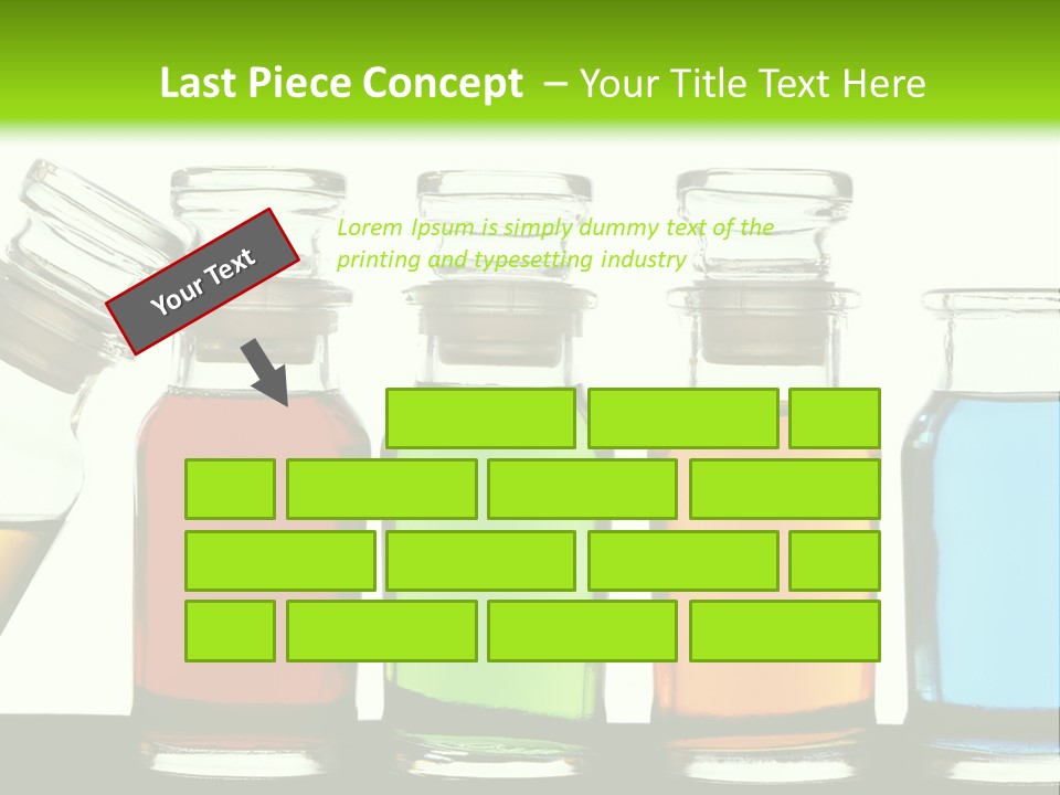 Health Spa Bottle PowerPoint Template