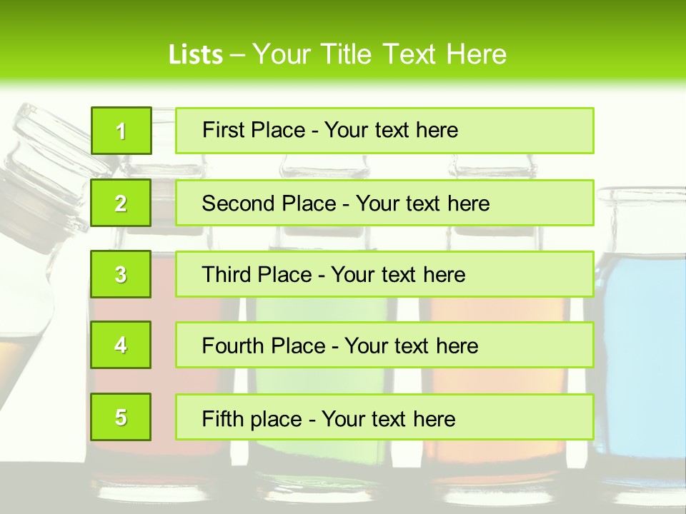 Health Spa Bottle PowerPoint Template