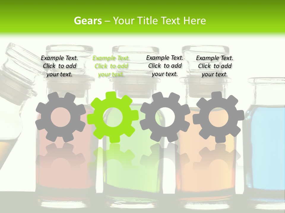 Health Spa Bottle PowerPoint Template