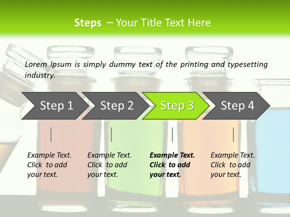 Health Spa Bottle PowerPoint Template