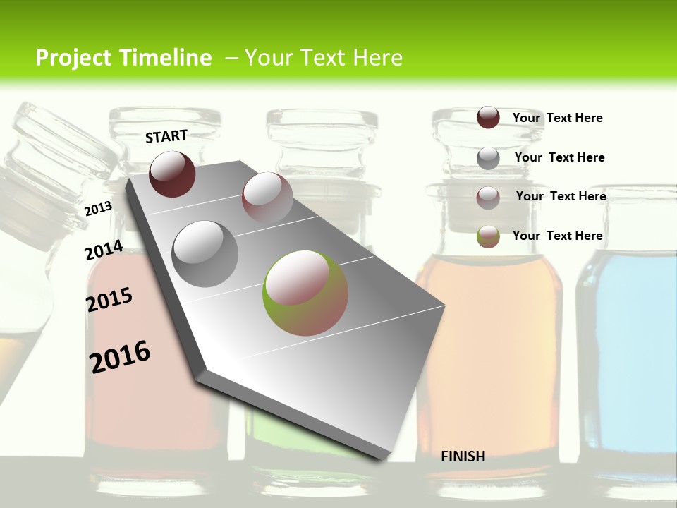 Health Spa Bottle PowerPoint Template