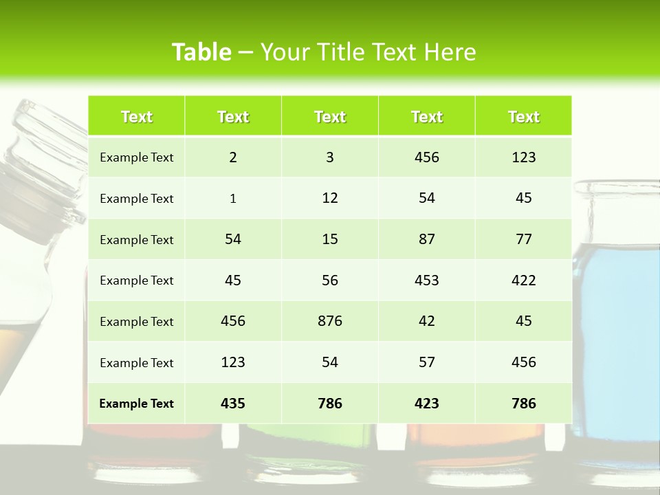 Health Spa Bottle PowerPoint Template