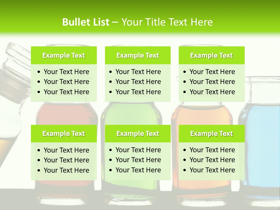 Health Spa Bottle PowerPoint Template