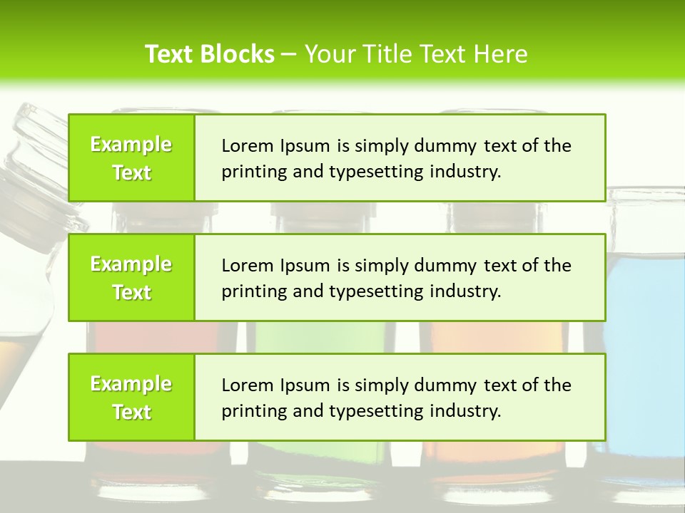 Health Spa Bottle PowerPoint Template