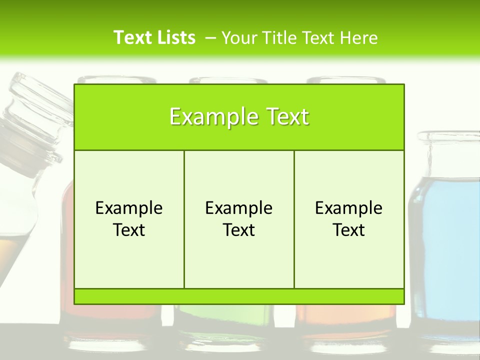 Health Spa Bottle PowerPoint Template