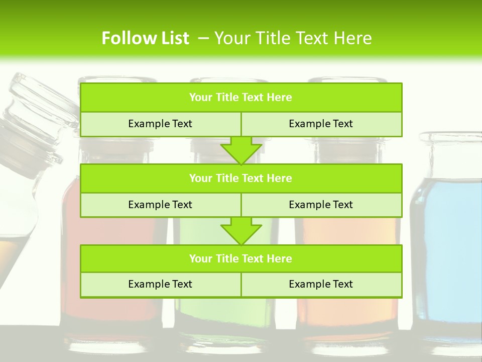 Health Spa Bottle PowerPoint Template