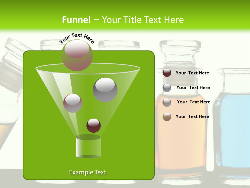 Health Spa Bottle PowerPoint Template