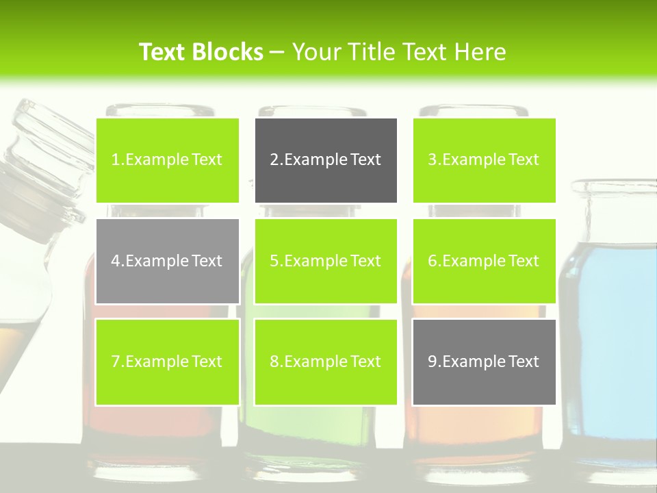 Health Spa Bottle PowerPoint Template