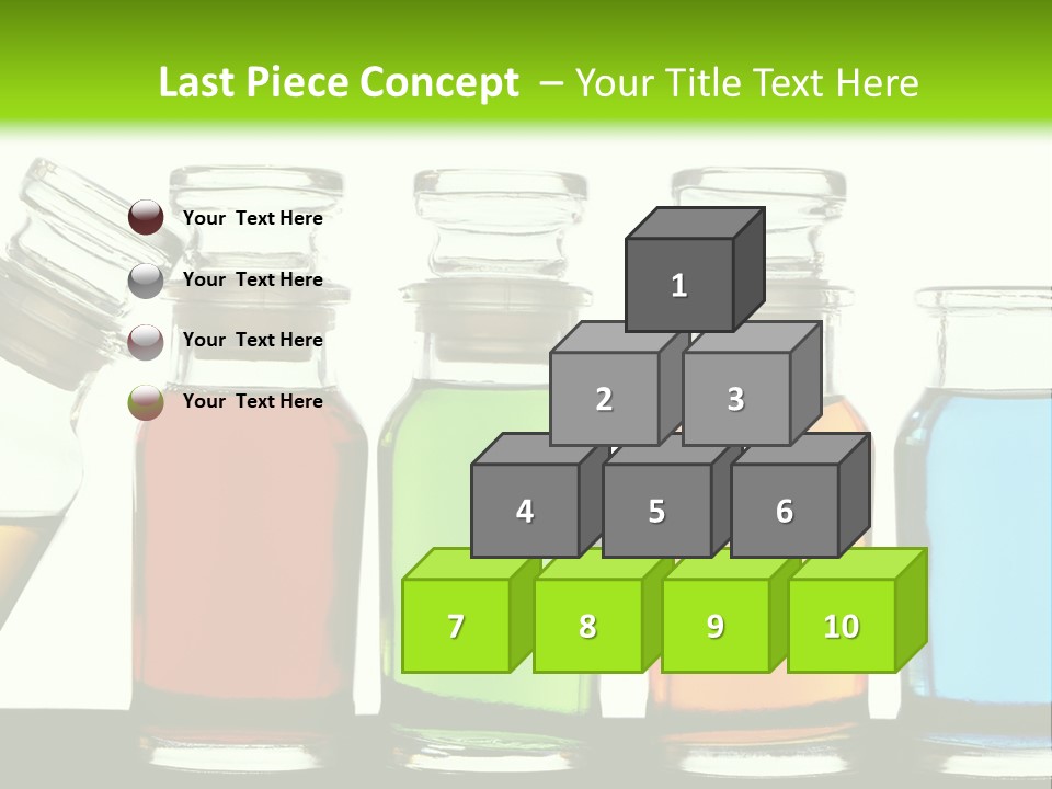 Health Spa Bottle PowerPoint Template