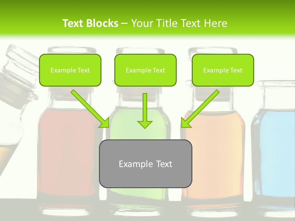 Health Spa Bottle PowerPoint Template