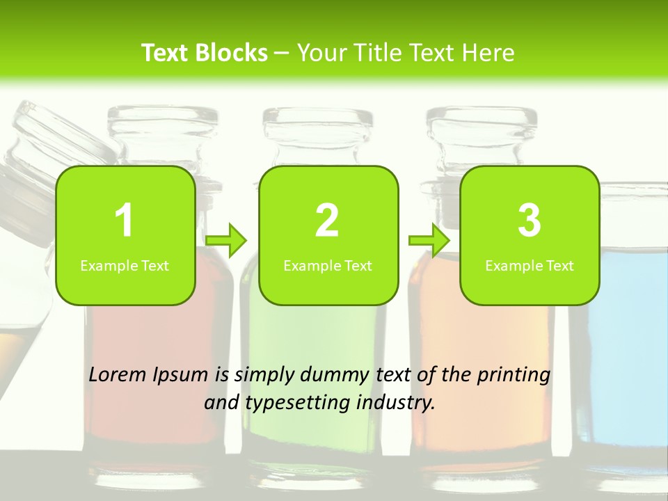 Health Spa Bottle PowerPoint Template