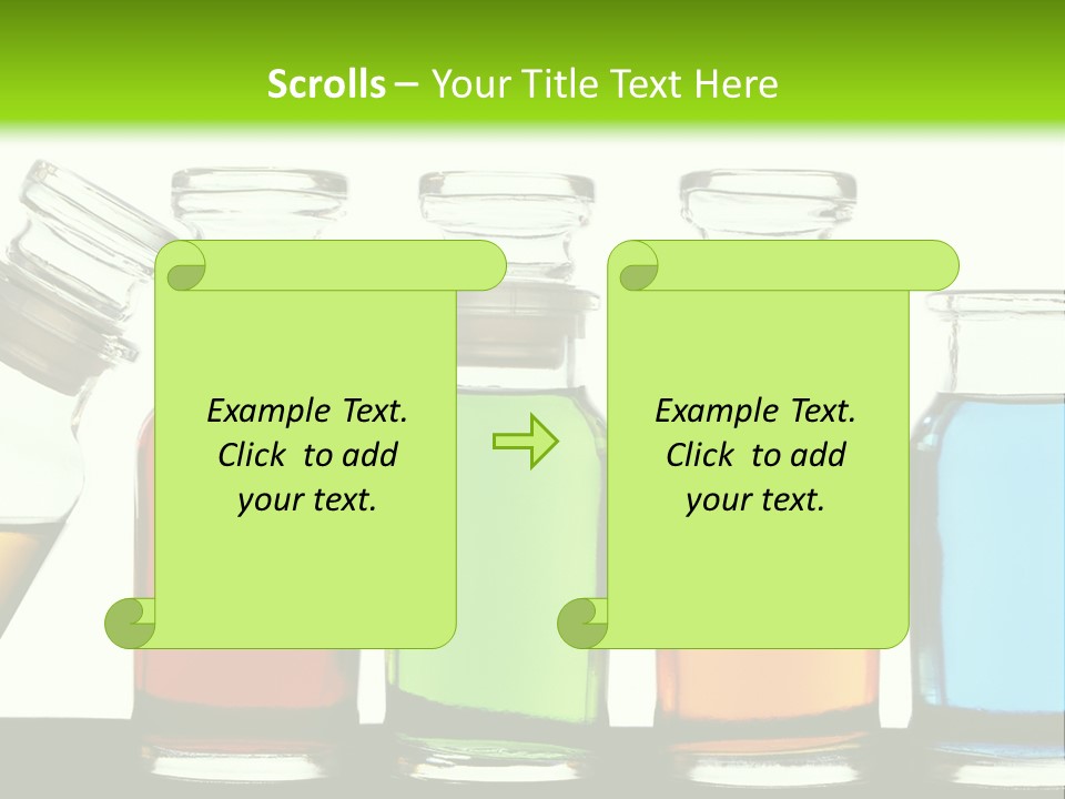 Health Spa Bottle PowerPoint Template