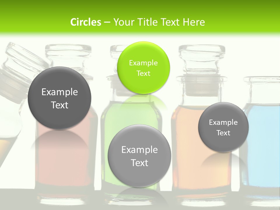 Health Spa Bottle PowerPoint Template