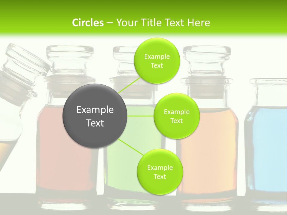 Health Spa Bottle PowerPoint Template