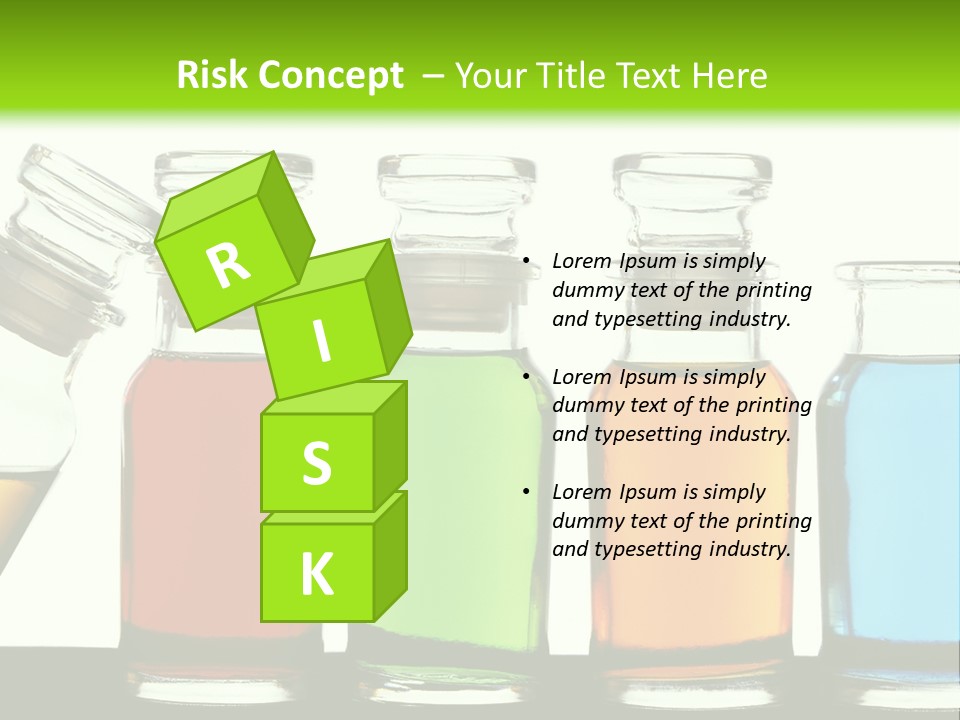 Health Spa Bottle PowerPoint Template