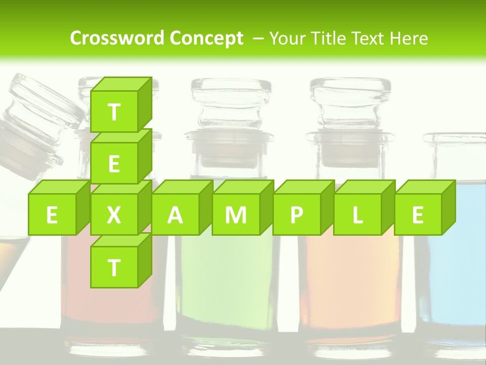 Health Spa Bottle PowerPoint Template