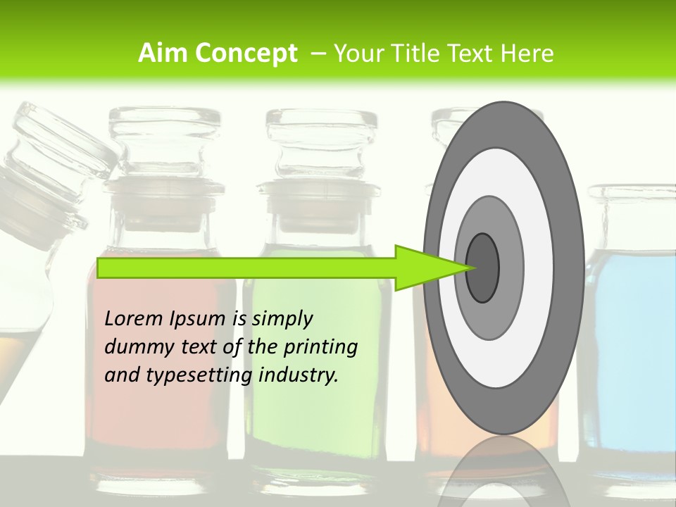 Health Spa Bottle PowerPoint Template