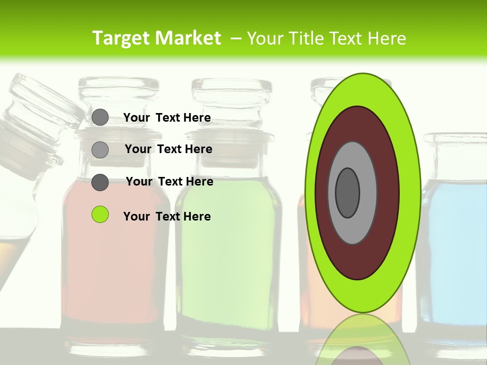 Health Spa Bottle PowerPoint Template