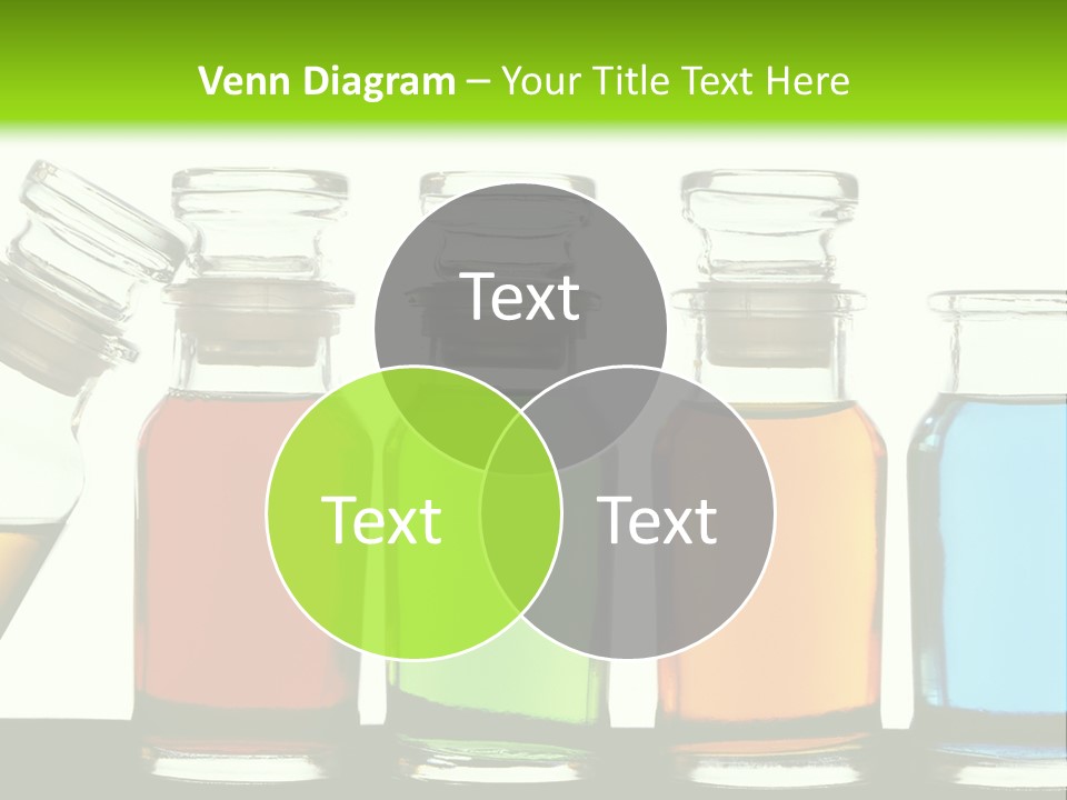 Health Spa Bottle PowerPoint Template