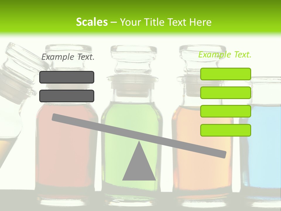 Health Spa Bottle PowerPoint Template