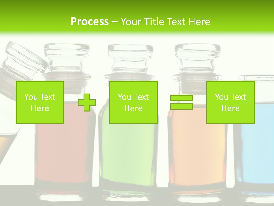 Health Spa Bottle PowerPoint Template